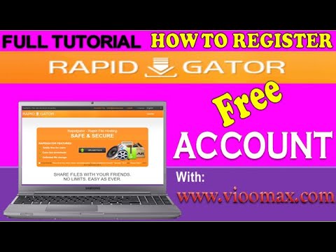 How to Create / Register Rapidgator.net Free Account