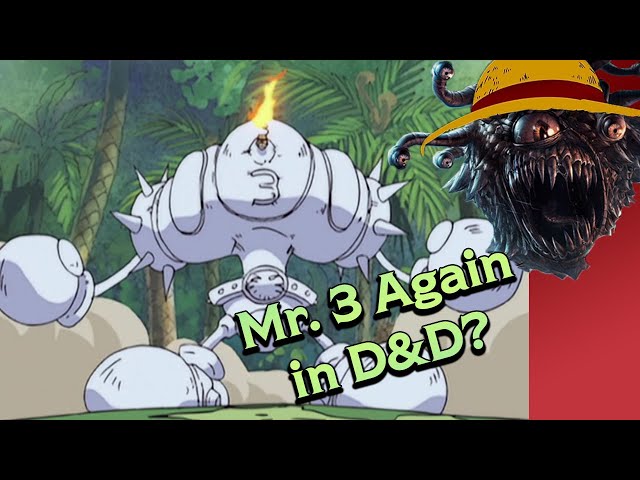 One Piece Monster Manual: Mr 3 (Candle Champion) - YouTube