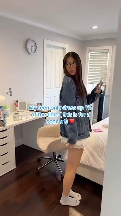 My teen only dresses up when it is very necessary😝 #funnyvideo #humor #relatable #lol