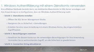 Lösung des Problems „ASP.NET Trusted DB Connection“ zwischen verschiedenen Servern mit IIS