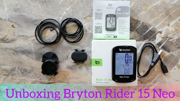 Bryton Rider 15 neo  Getting Started 