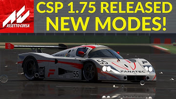 NEW CSP RAIN Edition 1.75 Preview 1 With NEW Modes And Upgrades - Assetto Corsa