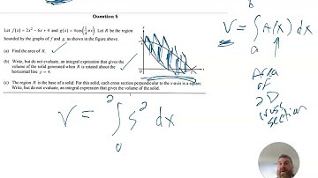 Calculus; Volume of Solid with SQUARE Cross Sections