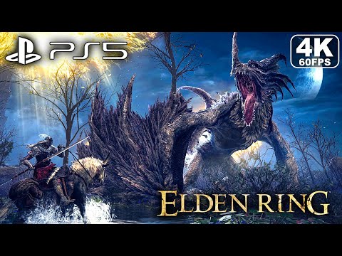 ELDEN RING Flying Dragon Agheel BOSS FIGHT PS5 Gameplay (4K 60FPS)