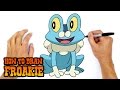 How to Draw Froakie | Pokemon