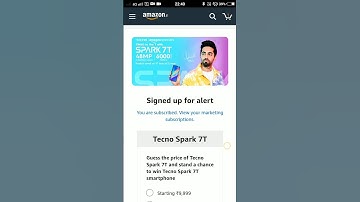 Amazon Guess The Price | Tecno Spark 7T Quiz Answers Today | Win Tecno Spark 7T Smartphone |