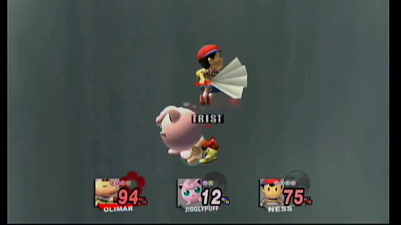 Olimar Versus Jigglypuff Versus Ness (Super Smash Bros. Brawl)
