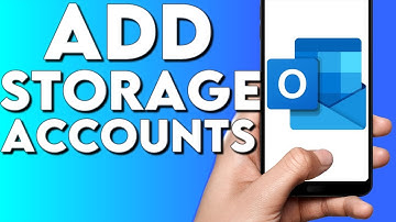 How To Add Storage Account on Microsoft Outlook Email Mobile App