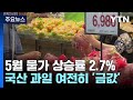 물가 상승 둔화했다지만 &#39;金과일&#39; 여전...하반기 51종 할당관세 적용 / YTN