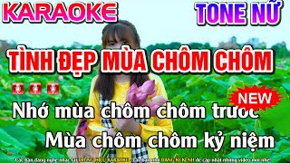 Tình Đẹp Mùa Chôm Chôm Bolero Karaoke Nhạc Sống Tone Nữ - Trung Hiếu Karaoke