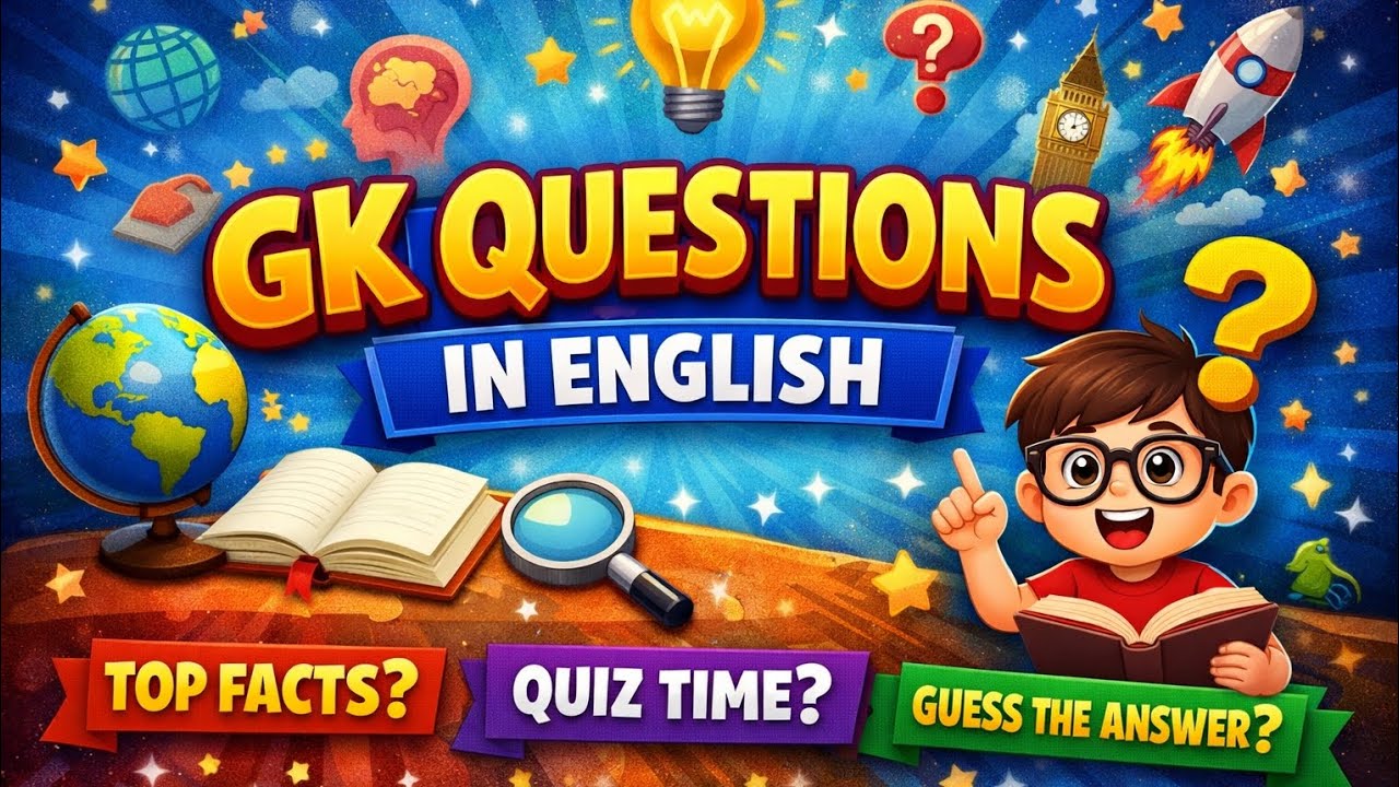 GK Questions in English | Easy General Knowledge Quiz | Test Your Brain 🧠✨