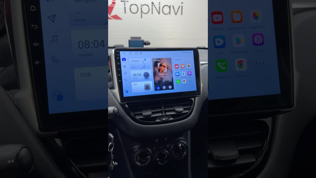 Navigatie Android radio Peugeot 208 2012 / carplay / android auto 