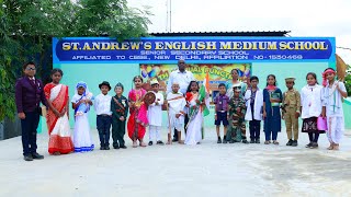 st-Andrew's EM school// Freedom fighters character play by -  children On 15th august 2026.