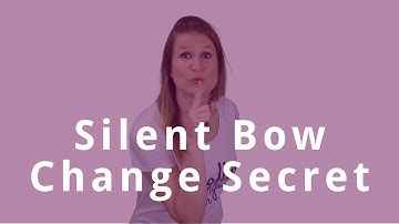 The Secret to Silent Bow Changes on the Violin