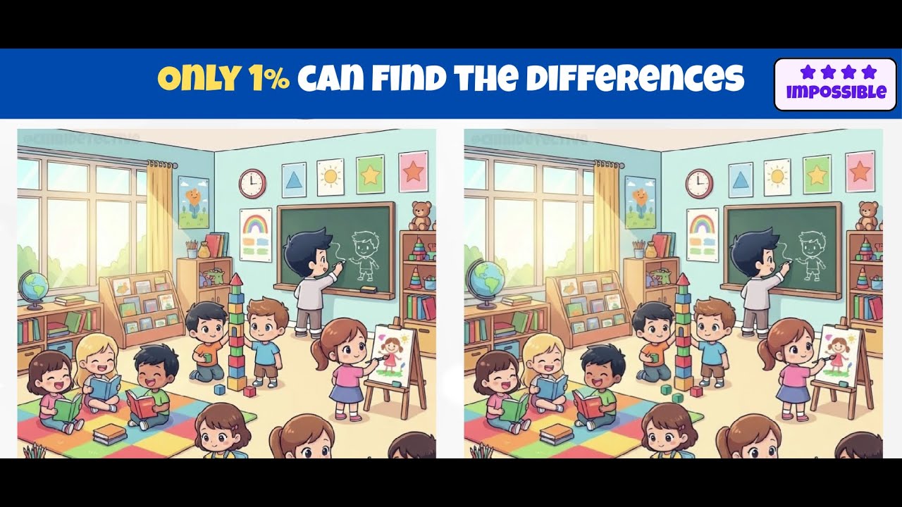 Spot 3 Differences | Brain Exercises  0001