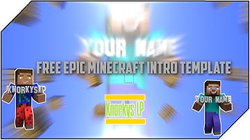 Free Epic Minecraft Intro Template | by KnorkysLP |  AE & C4D
