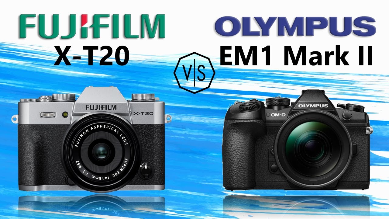 referentie formaat Gloed Fujifilm XT20 vs Olympus OMD EM1 Mark II - YouTube