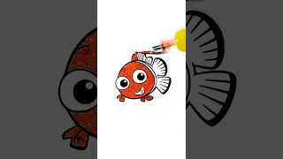 Satisfying Cute Happy Finding Nemo Coloring #nemo #findingnemo