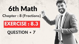 6th Math Exercise : 8.3 Question • 7 || Chapter : 8 (Decimals ) || #anoption04 #education #viral