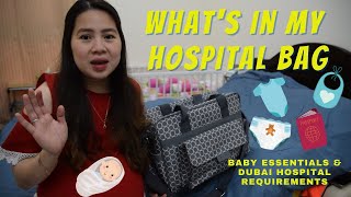 What's in my Dubai Hospital Bag & Requirements | April Rose Baniel