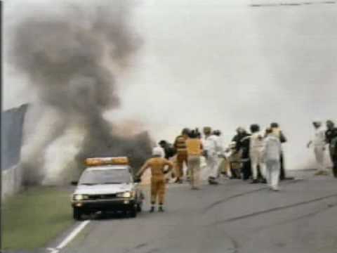 F1   1982   Paletti Riccardo   Fatal Crash In Race At The Start At Montreal Jun 13 1982