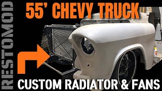 55’ Chevy Truck | Radiator & SPAL Electric Fans!