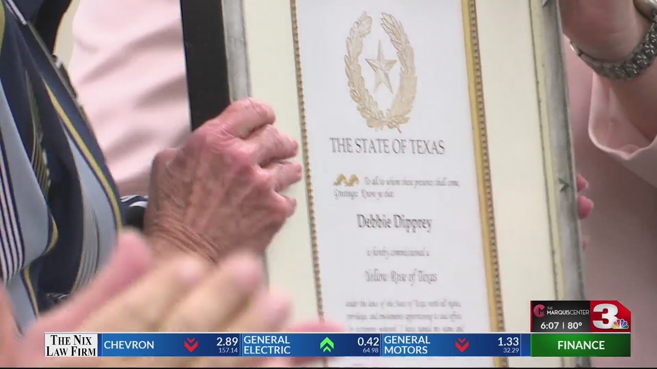 WFISD educator the recipient of the Yellow Rose of Texas award YouTube