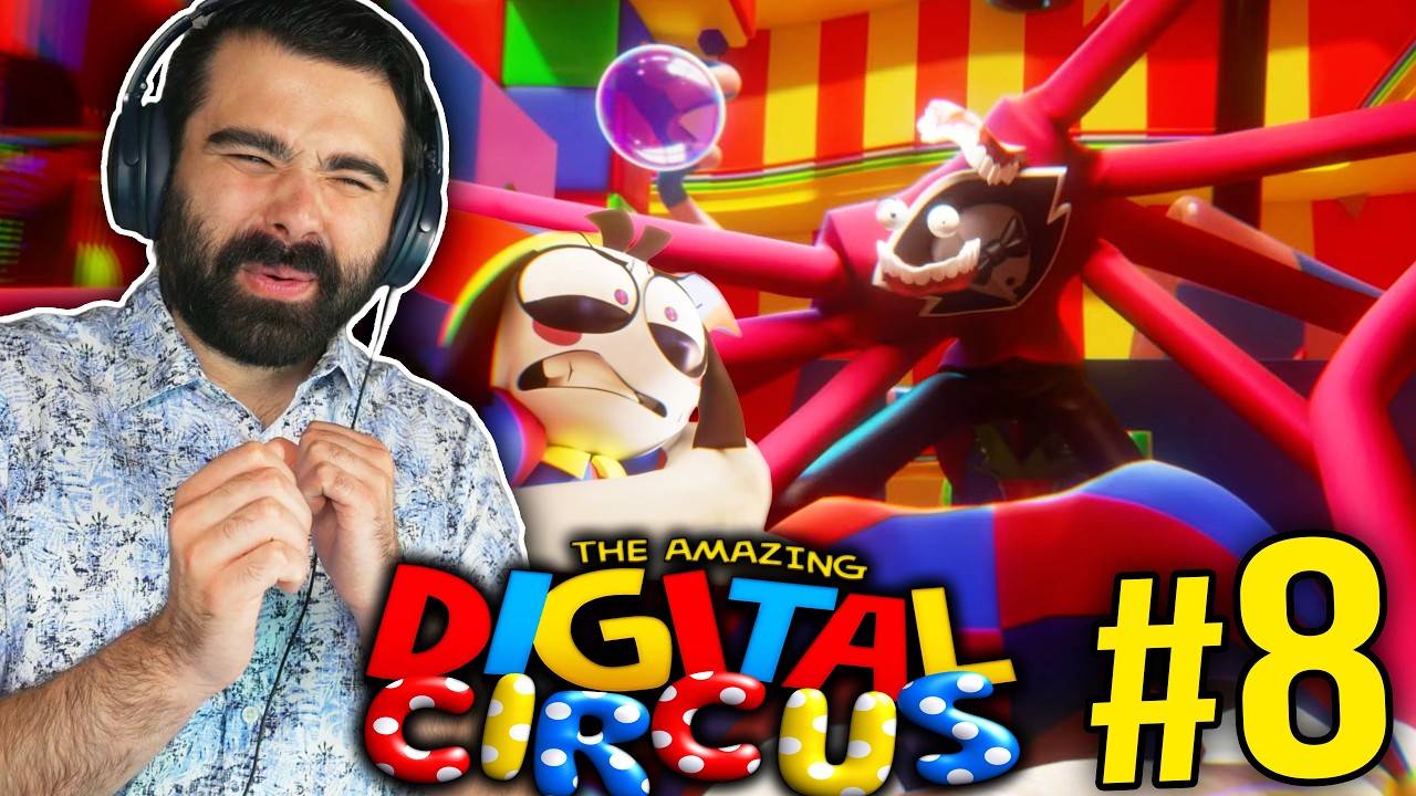 AMAZING DIGITAL CIRCUS EPISODE 8 WAS INSANE! REACTION - hjsakldfhl