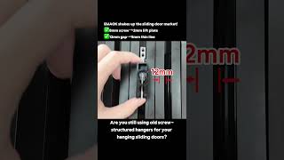EMAOK shakes up the sliding door market! 8mm screw to 2mm lift plate 12mm gap to 5mm thin line