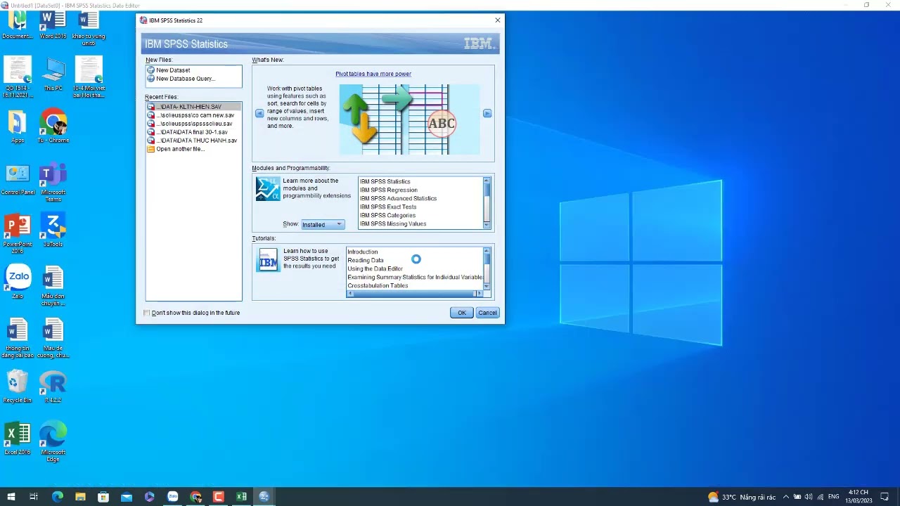 Cách chuyển dữ liệu từ công cụ Google Form sang Excel và chuyển sang SPSS
