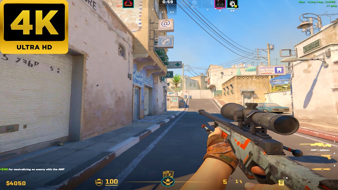 Counter Strike 2 - Dust 2 - Full Gameplay - YouTube