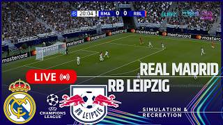 Real Madrid vs RB Leipzig [EN VIVO] UEFA Champions League 26/27 ✅ | Partido Simulación/Recreación