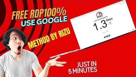How to create free RDP| New trick 2023| Creat high speed RDP free |Rizu Hehe|