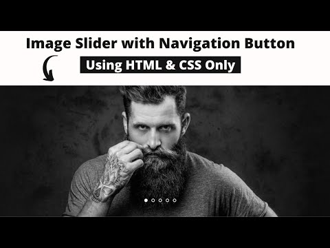 How to Make Image Slider Using Only HTML & CSS || Image Slider With  Manual Navigation Buttons