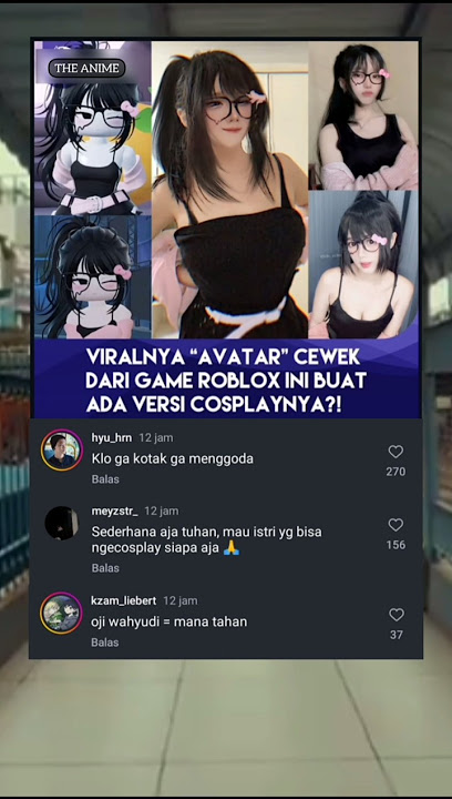 VIRAL GAME ROBLOX ADA VERSI COSPLAY NYA
