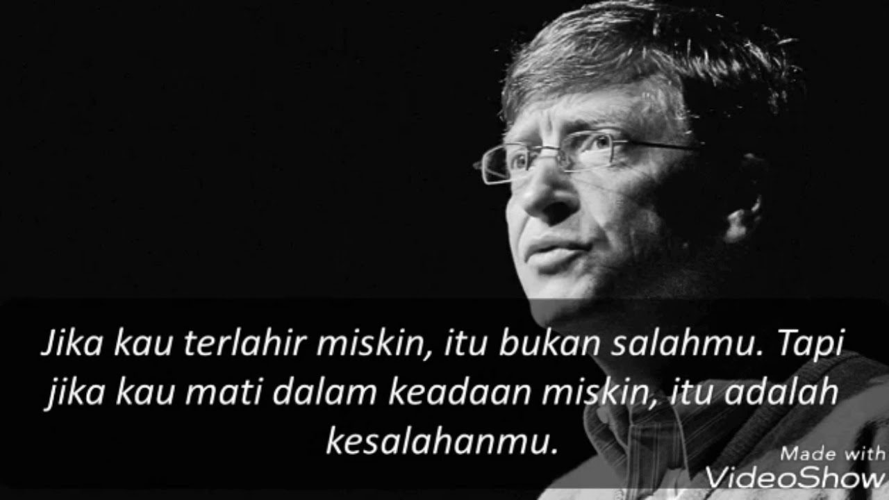 Kata Kata Mutiara Dari Bill Gates YouTube