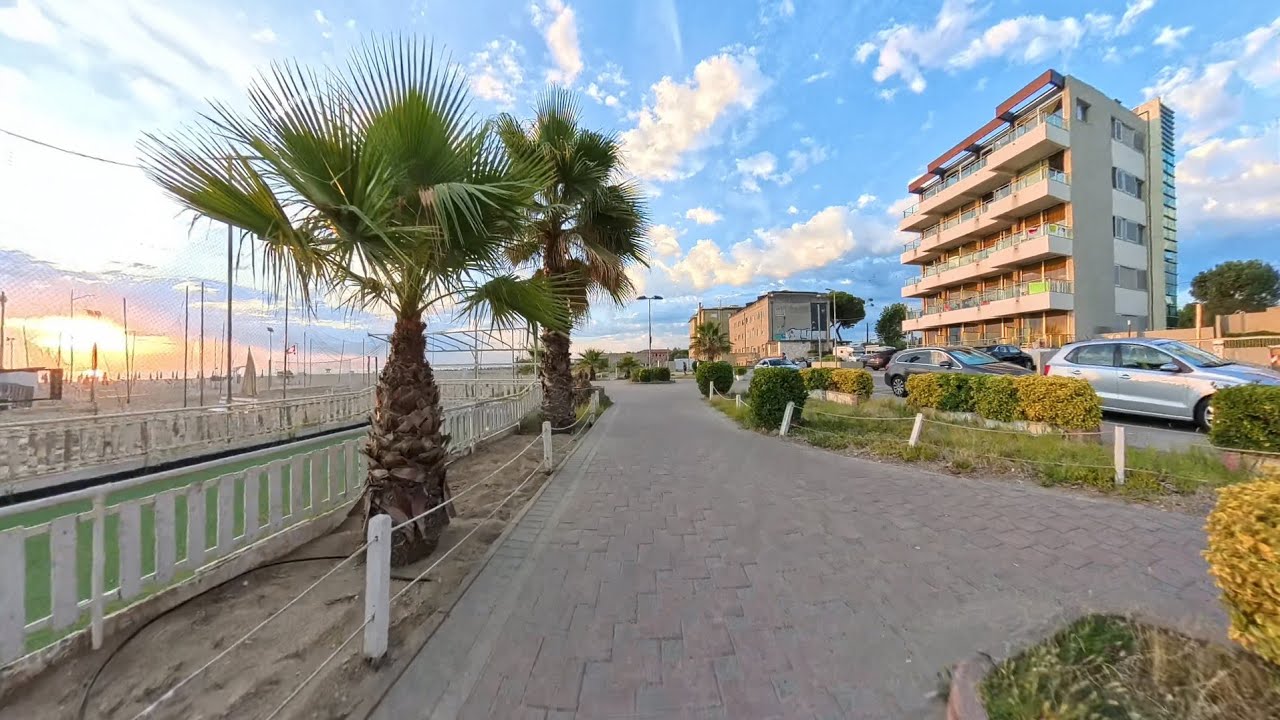 Rimini (Rivazzurra) - Cattolica - along the coast - Italy by bike - Włochy roweren