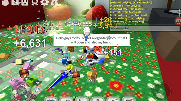 Found a LEGENDARY sprout in Bee Swarm Simulator