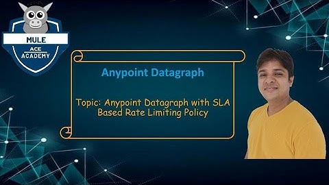 Anypoint Datagraph with SLA Based Rate Limiting Policy