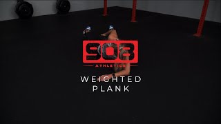 How-To Perform The Weighted Plank Exercise For Abs | 908 Athletics