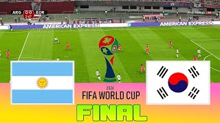 ARGENTINA vs SOUTH KOREA - Final FIFA World Cup 2026 | Full Match All Goals | Football Match