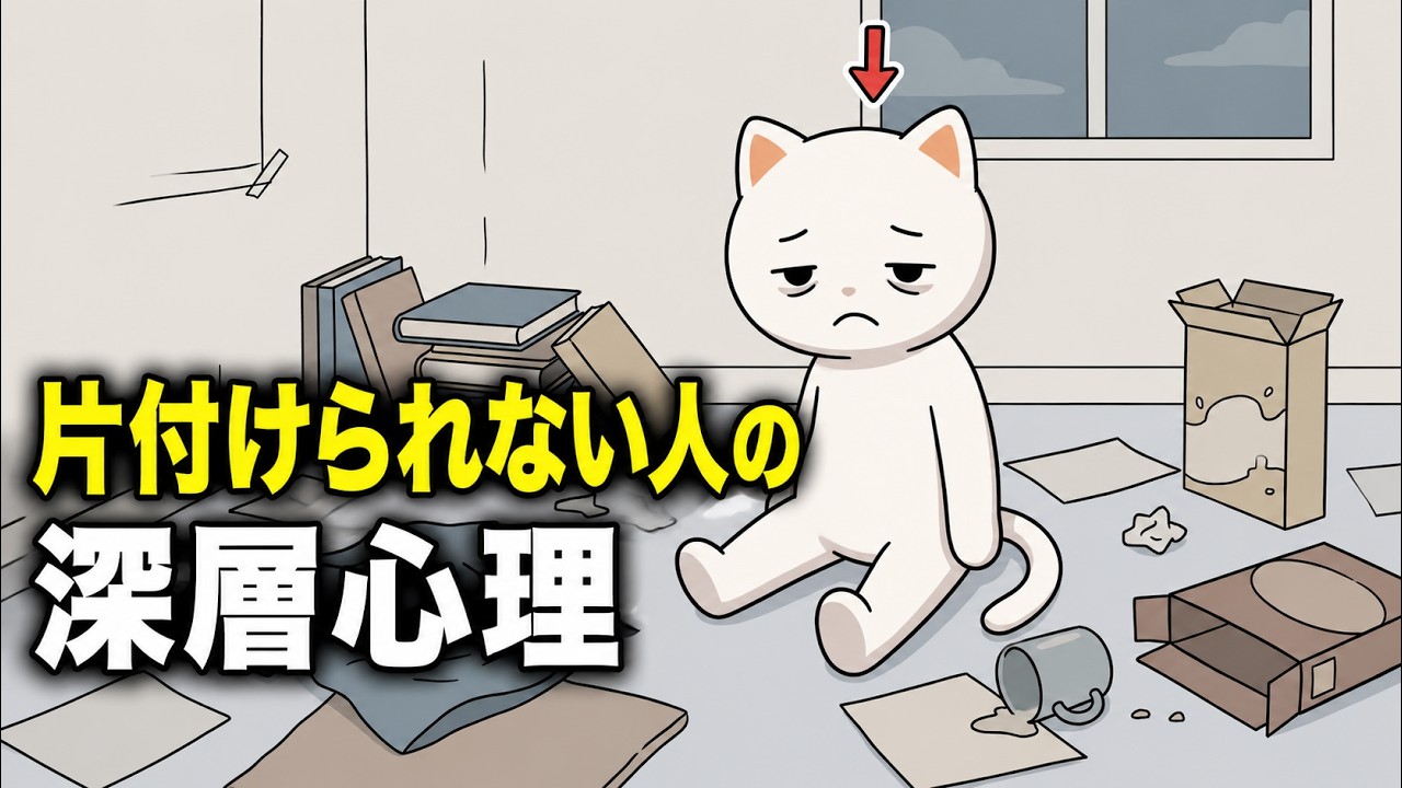 【心理学】片付けられない人の深層心理