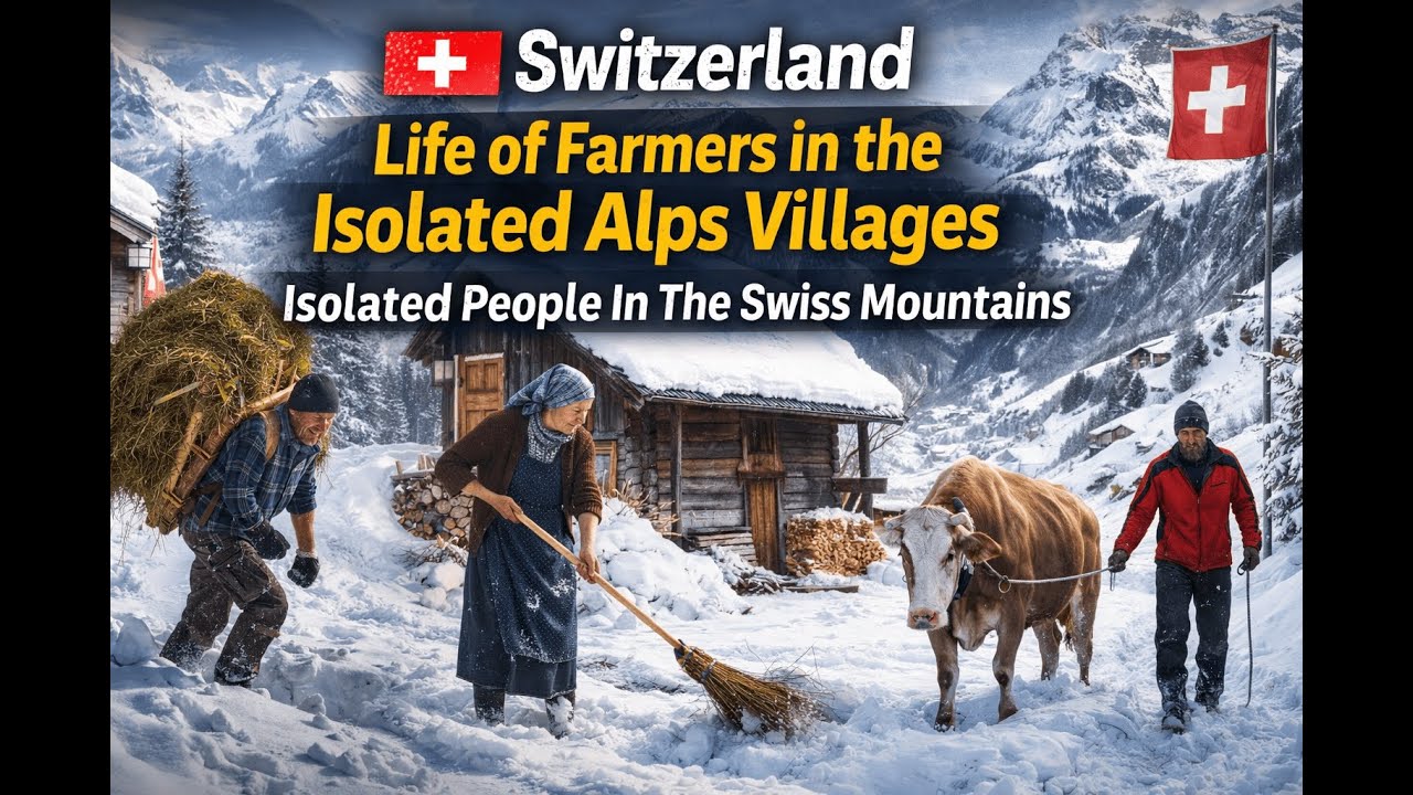 Swiss Alps ❄️ Life of Isolated Mountain Farmers