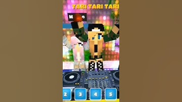 DANCE MINECRAFT DJ dek Tia Monika #minecraft  #viral #shorts #Dance