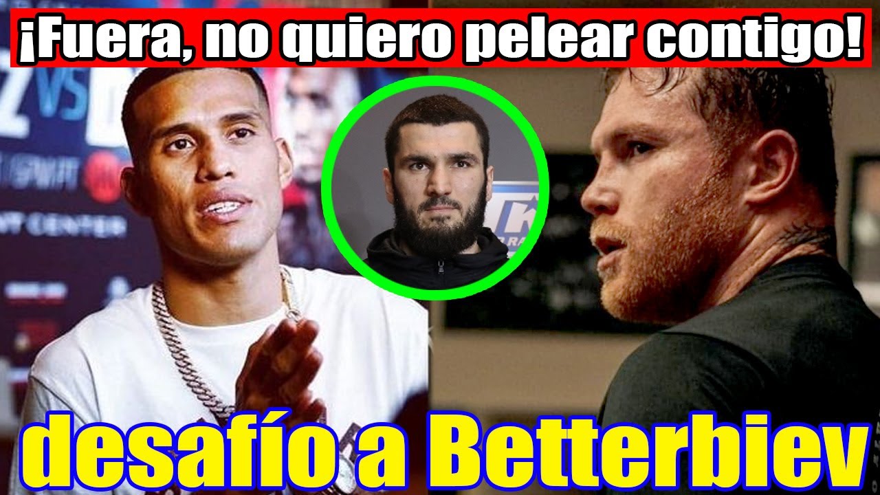 BENAVIDEZ M4LD1CE A CANELO: ¡FUERA, NO QUIERO PELEAR CONTIGO! DAVID