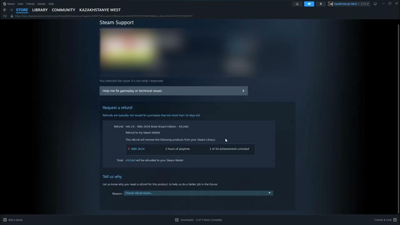 Black myth wukong how to refund on steam pc youtube