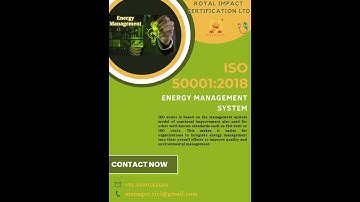 ISO 50001 | Energy management systems | #ISO50001 #royalimpactcertificationltd | 9289152686