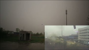 The NAGA X4 quadcopter sustained flight during a thunderstorm