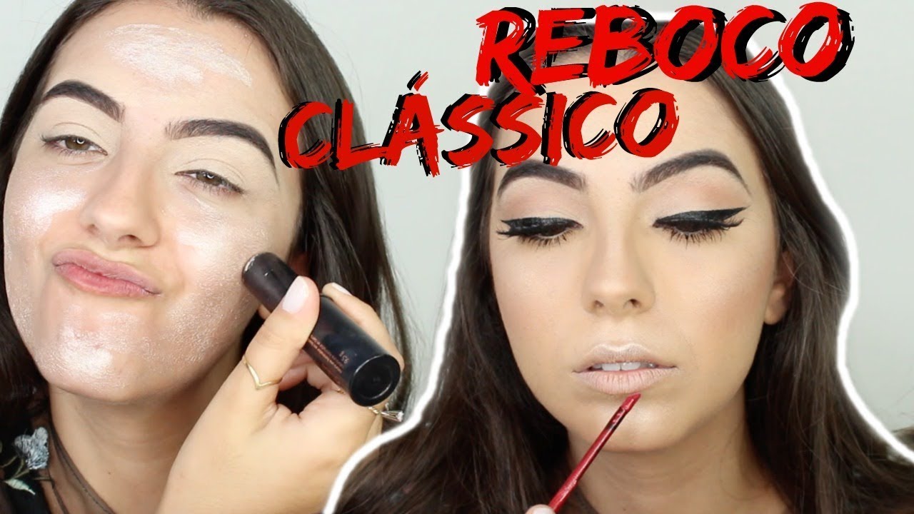 TENTANDO fazer uma make COM DELINEADO PERFEITO!