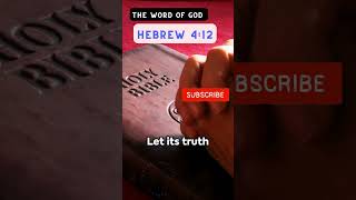 The power of God's Words - Hebrews 4:12 #godsword #dailyscripture #faith The power of God's Words - Hebrews 4:12 #godsword #dailyscripture #faith